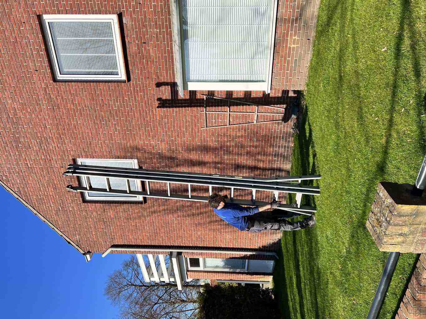 Noordwijk schoorsteenveger huis ladder